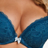 Maya Padded Underwired Maximizer Bra, Blue