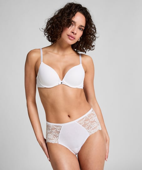 Superslip Midi Lace, White