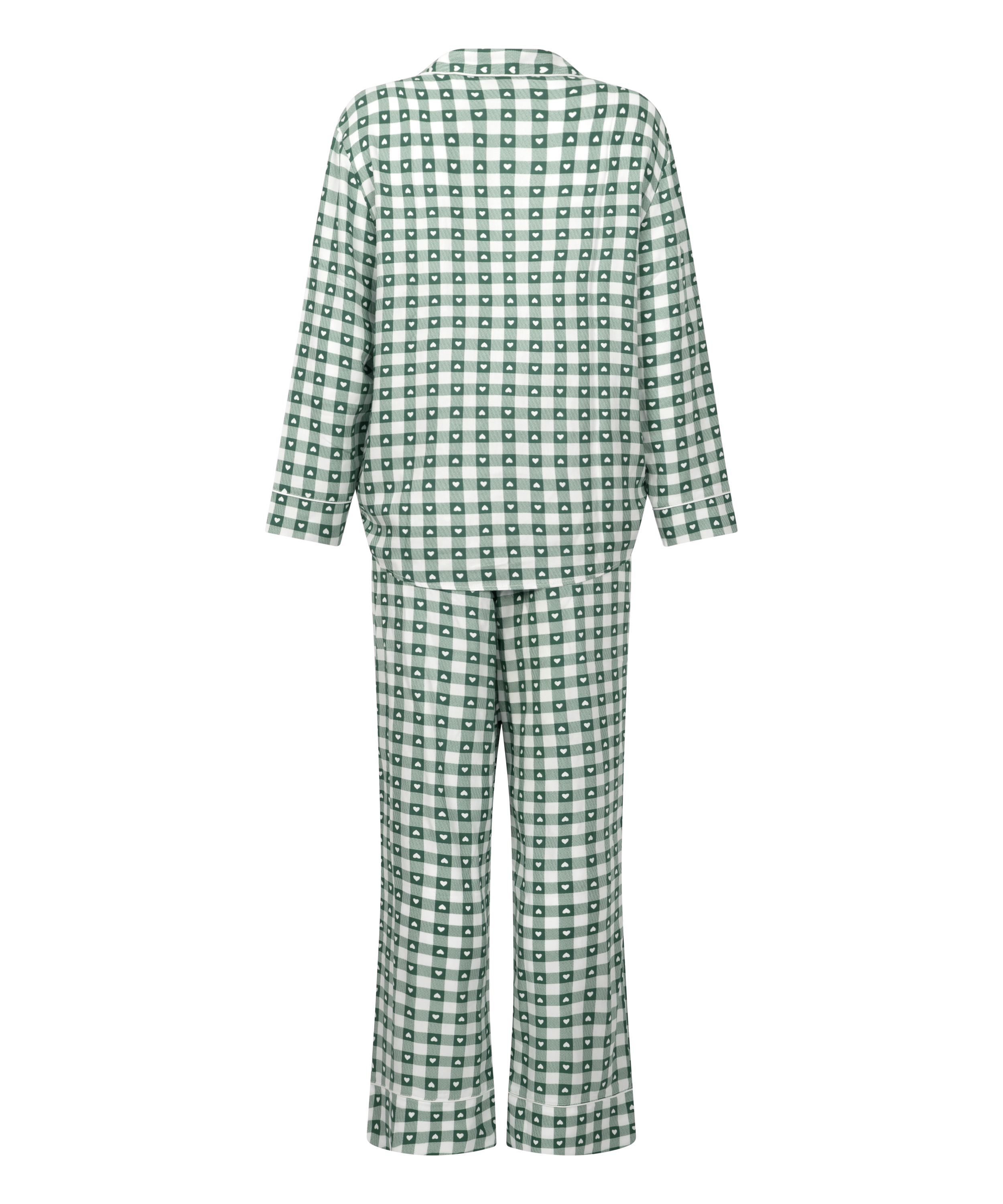 Pyjamaset Twill, Green, main