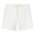 Rib Shorts, White