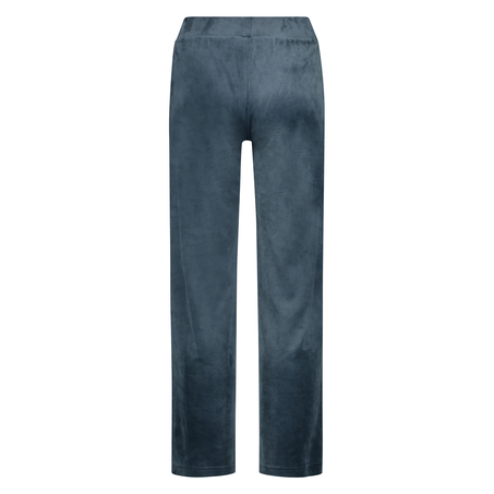 Velours Pyjama Bottoms, Blue