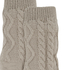 1 pair of knitted socks, Beige