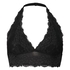 Rosalyn Padded Halter Bralette, Black