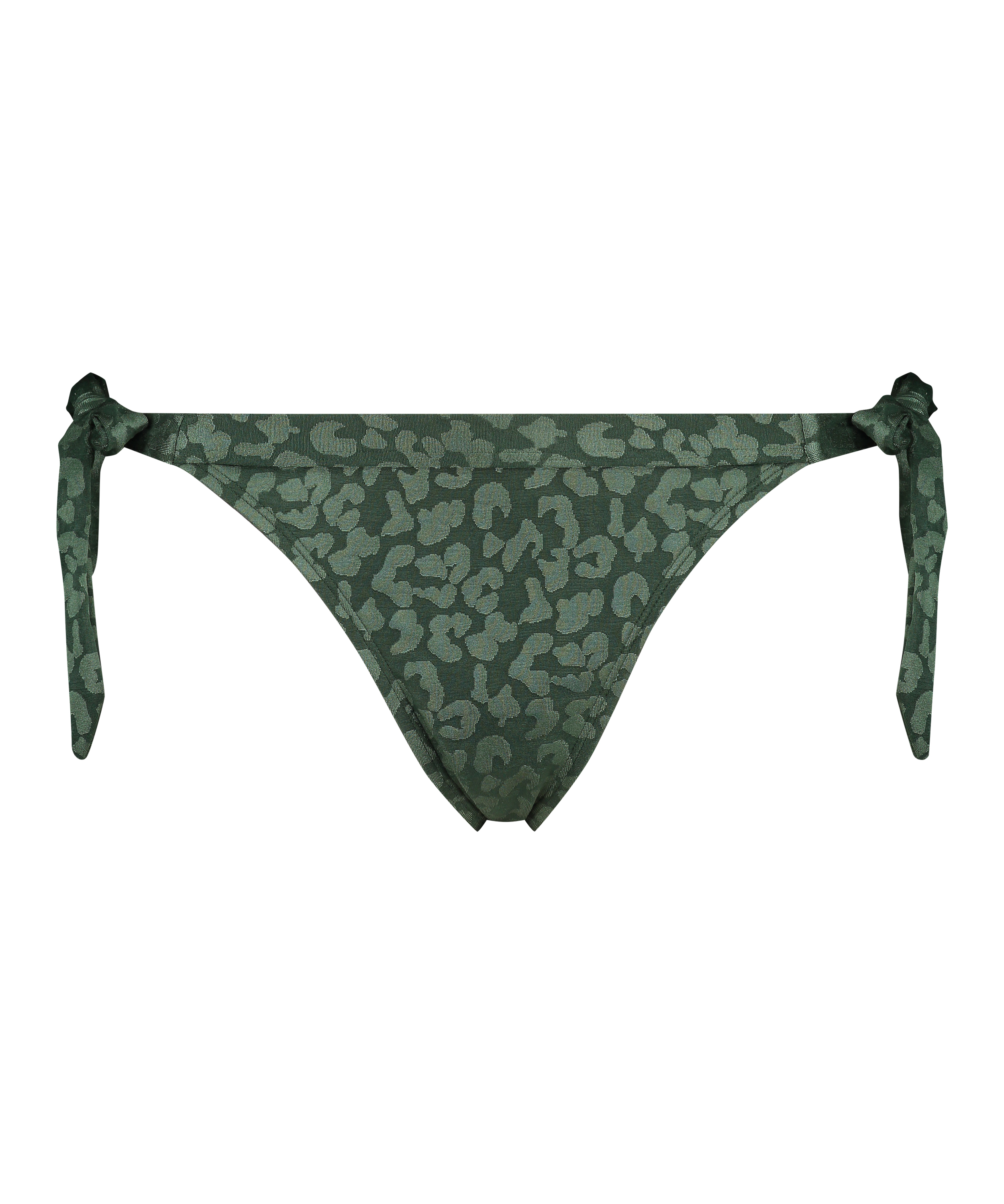 Tonal Leo Brazilian bikini bottoms, Green, main