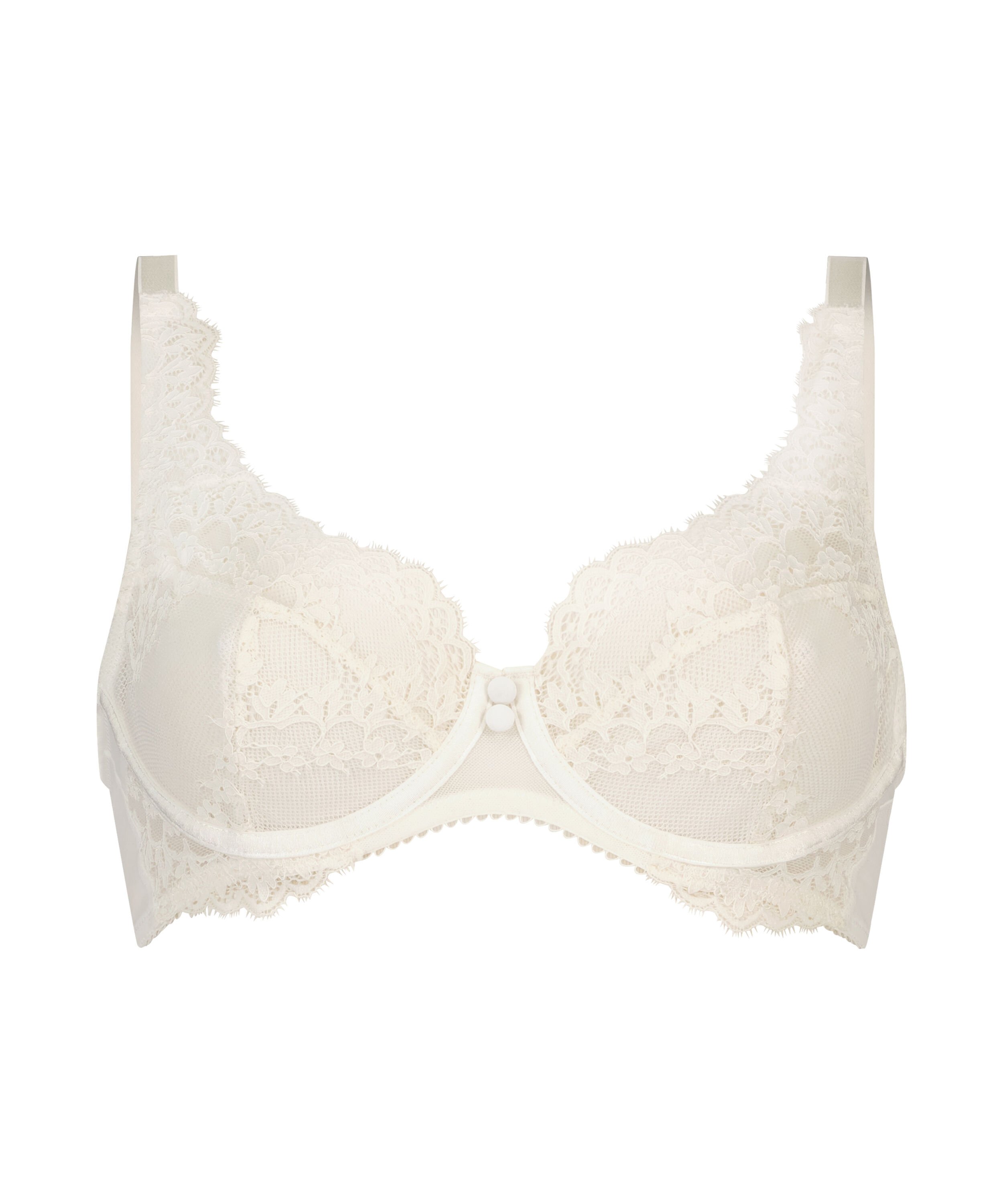 Daisy Non-Padded Underwired Bra, White