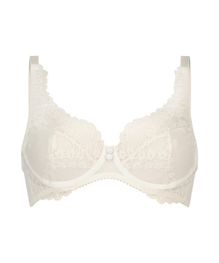 Daisy Non-Padded Underwired Bra, White