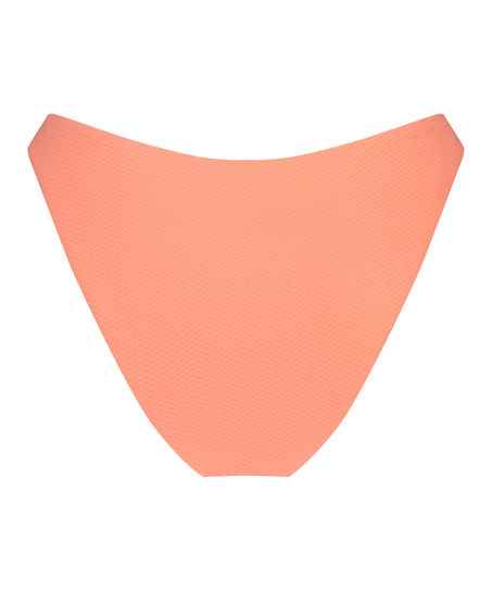 Peachy High Leg Bikini Bottoms, Orange