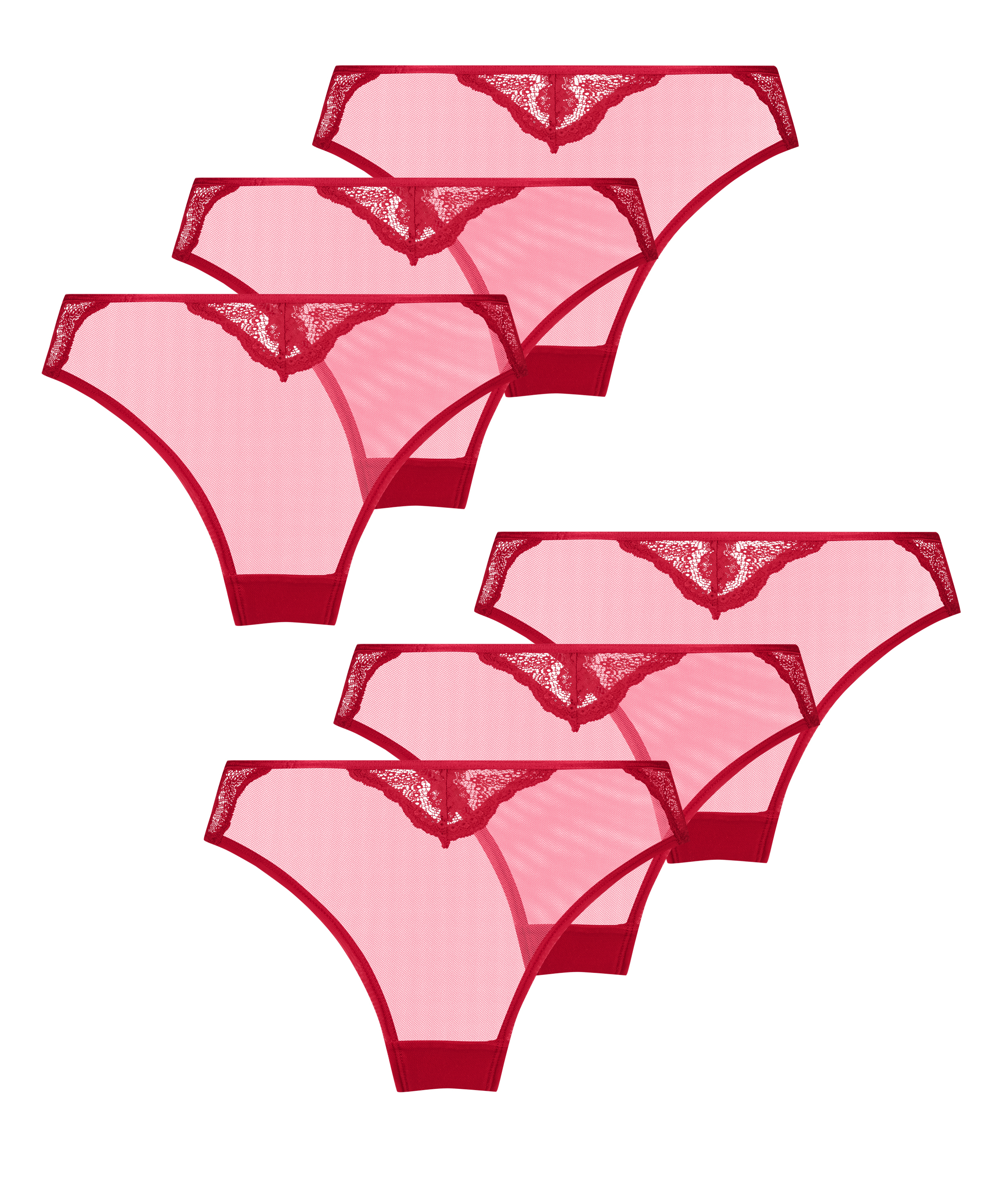 6-Pack Brasilian, Red, main