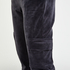 Velvet Jogging Pants Cargo, Grey
