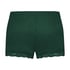 Velvet lace shorts, Green