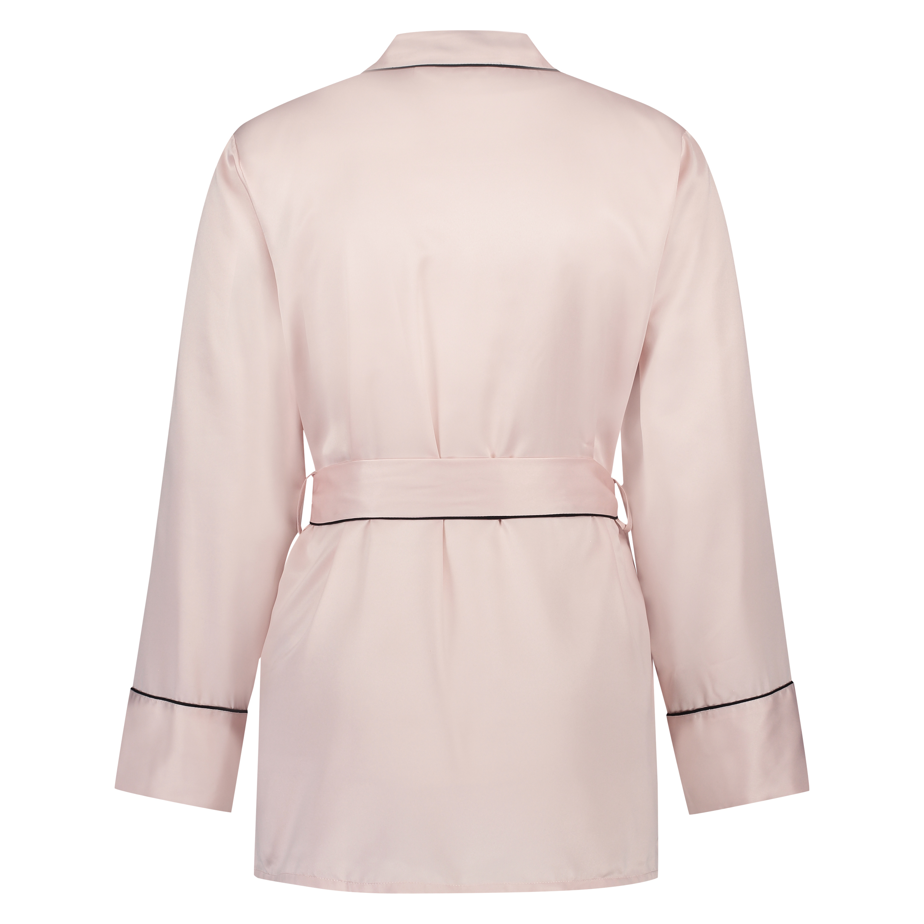 Satin Pyjama Jacket, Pink, main