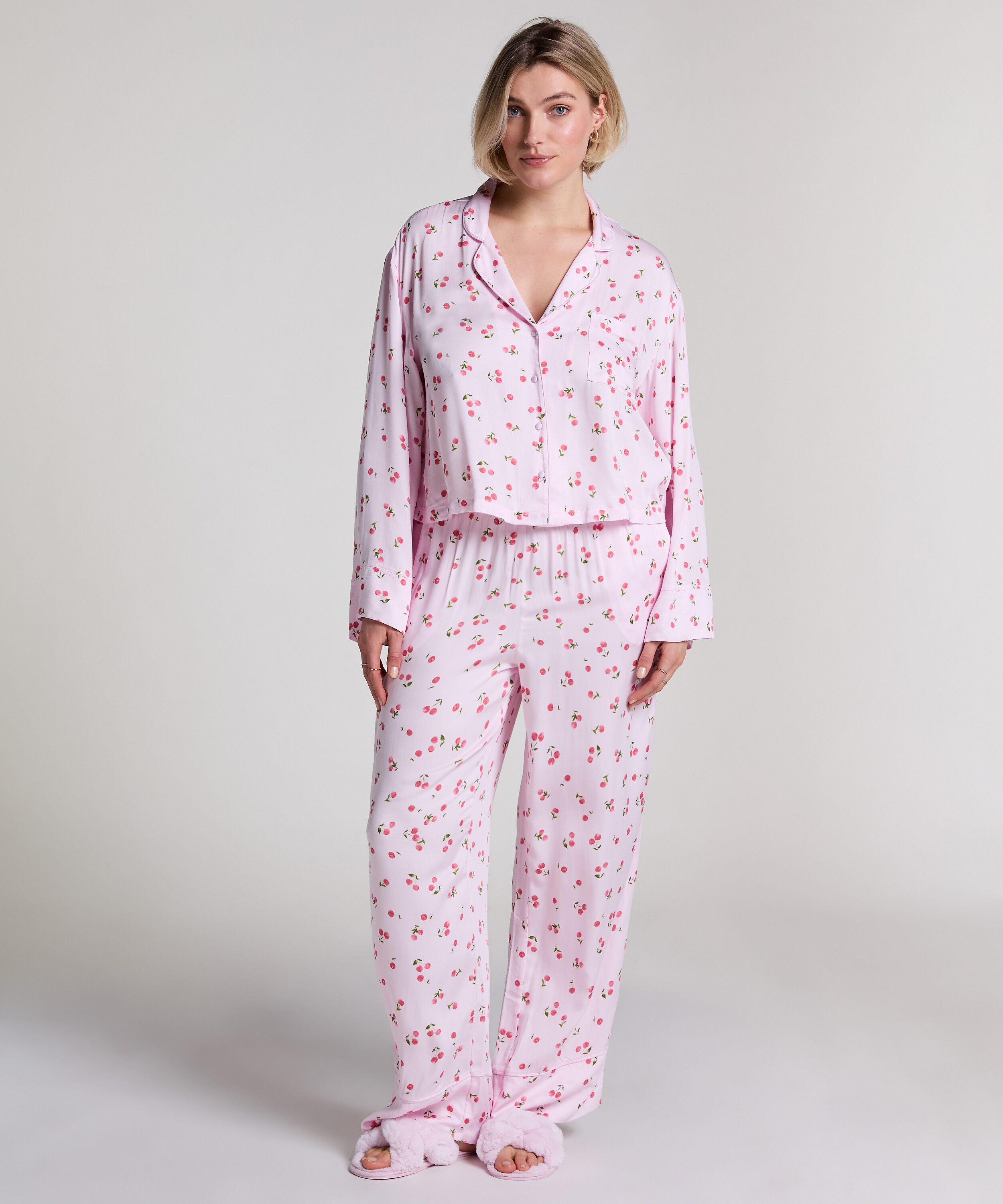 Satin Trousers, Pink