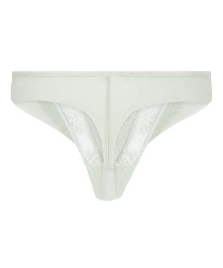 Malou Highleg Thong, Green