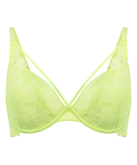 Ingrid Padded Underwired Bra, Green
