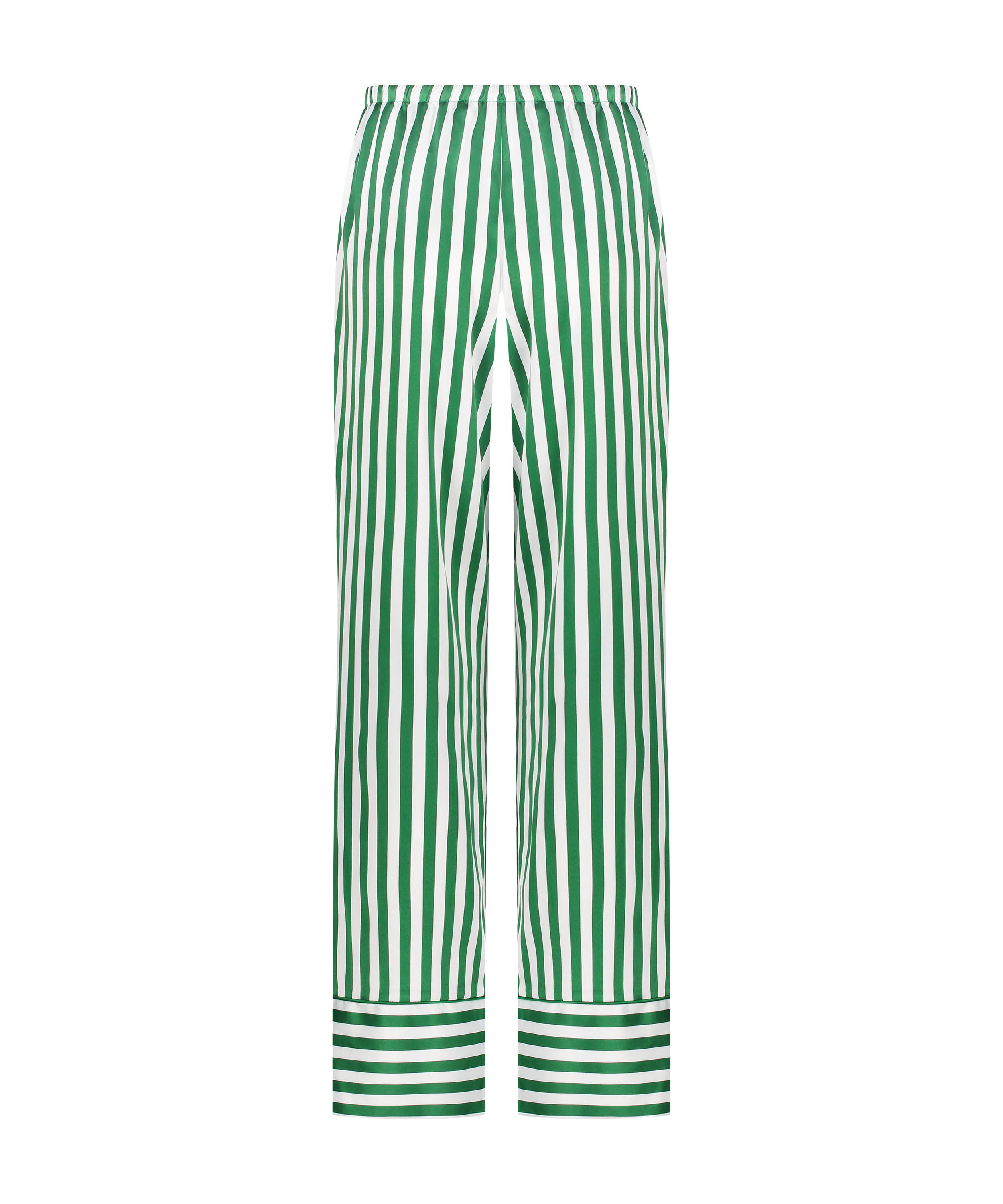 Satin Trousers, Green, main