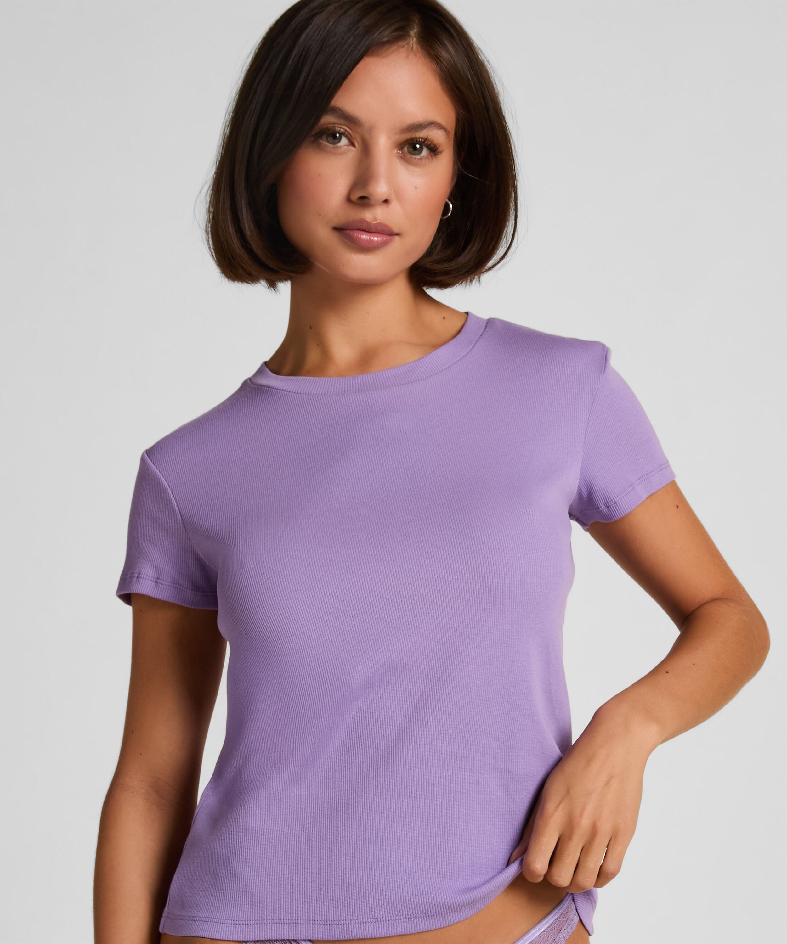 Pyjama T-shirt Crew, Purple