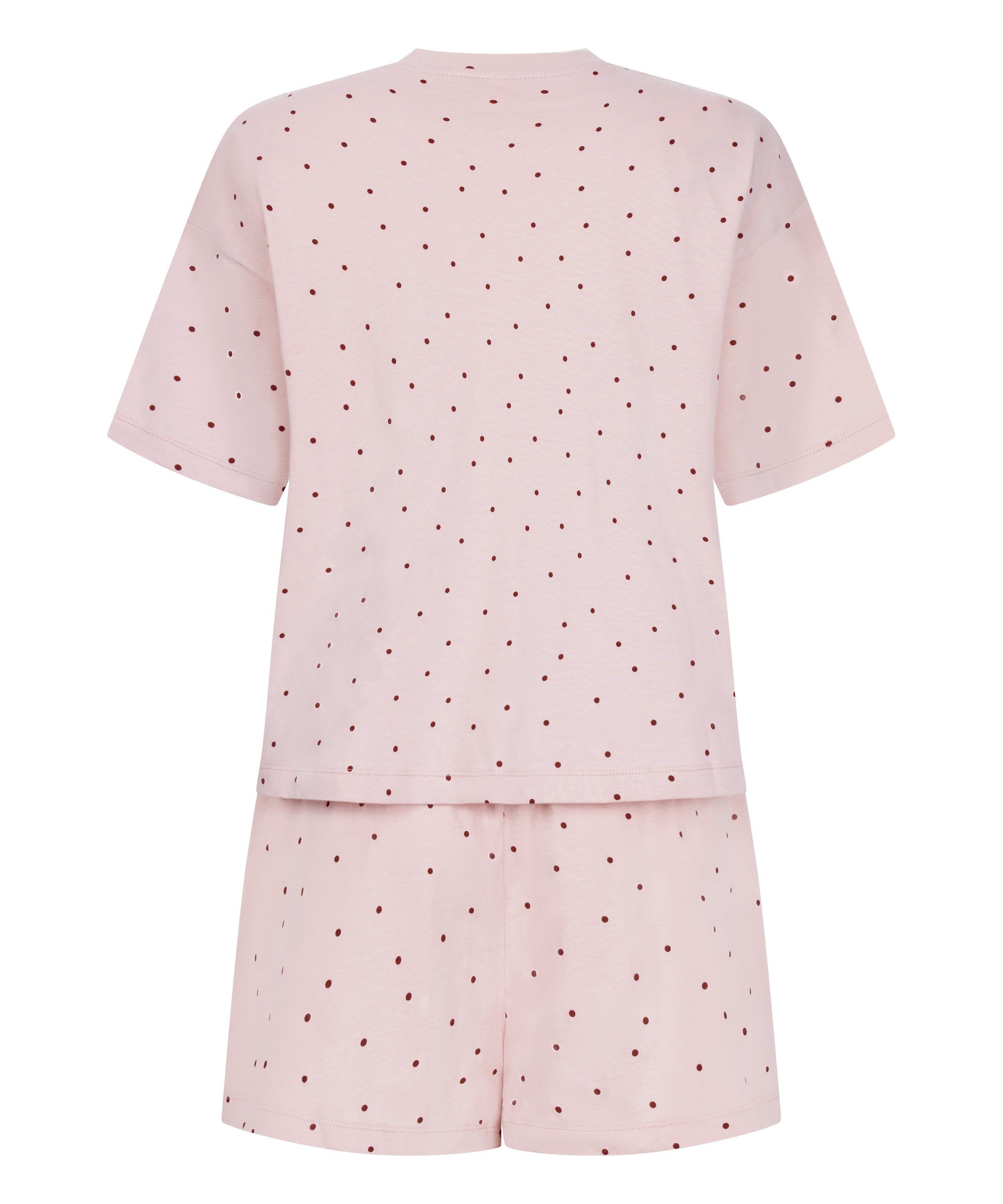 Pyjama Set Cotton Jersey Short, Pink, main