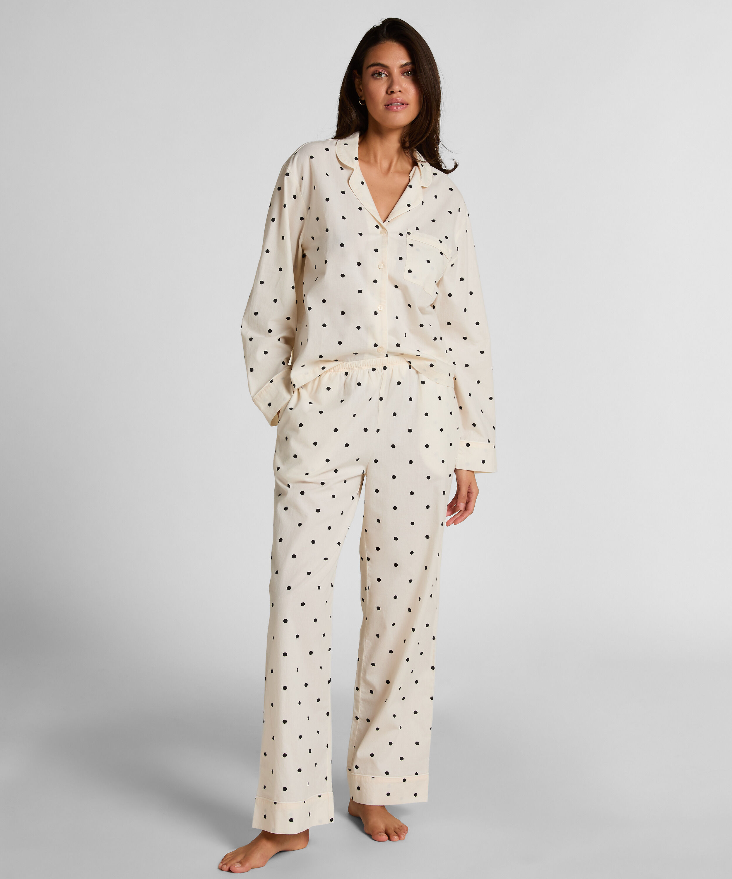 Pant Cotton Dot, White Pant Cotton Dot, White