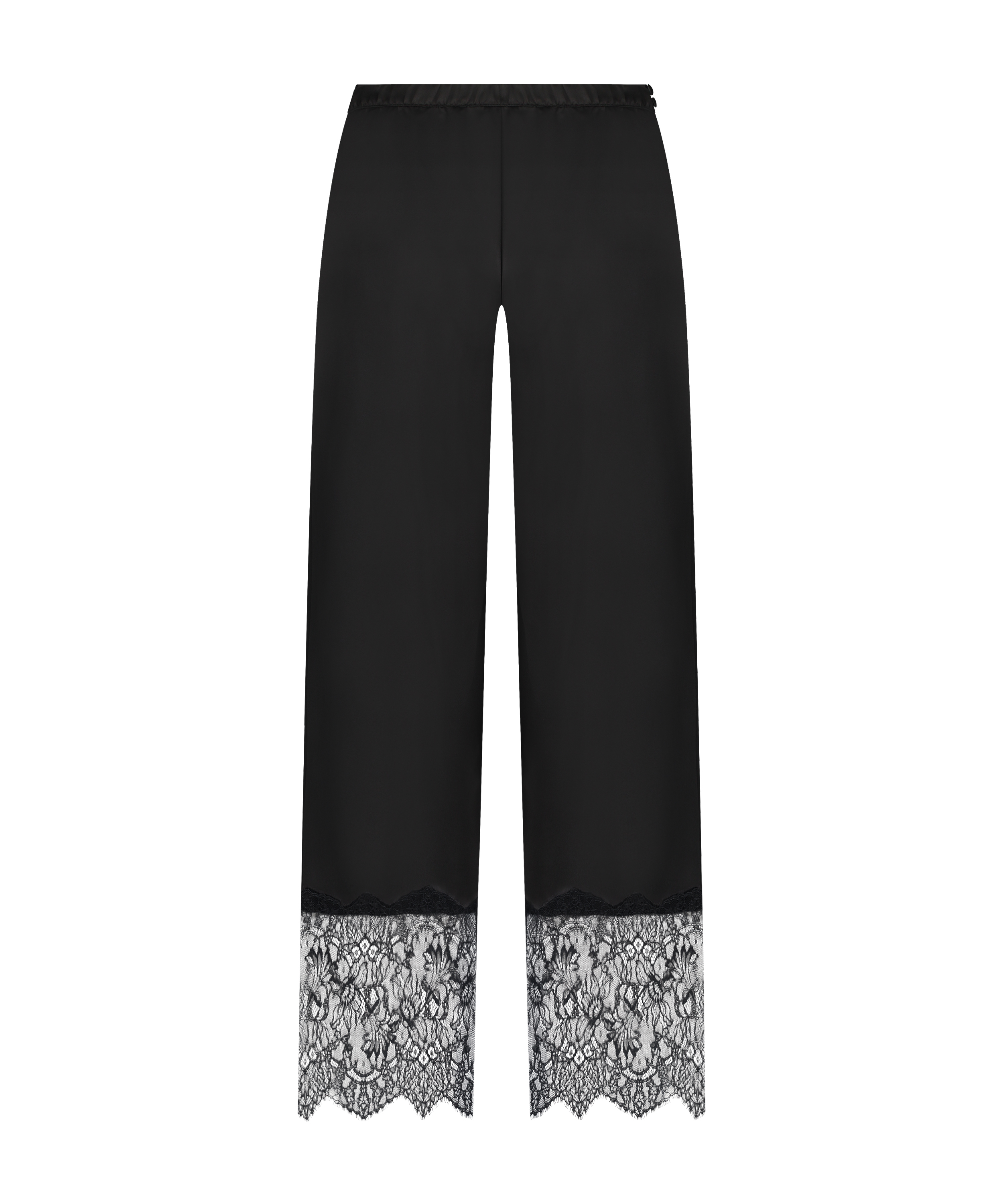 Sophia Wide Leg Lace Pants, Black, main