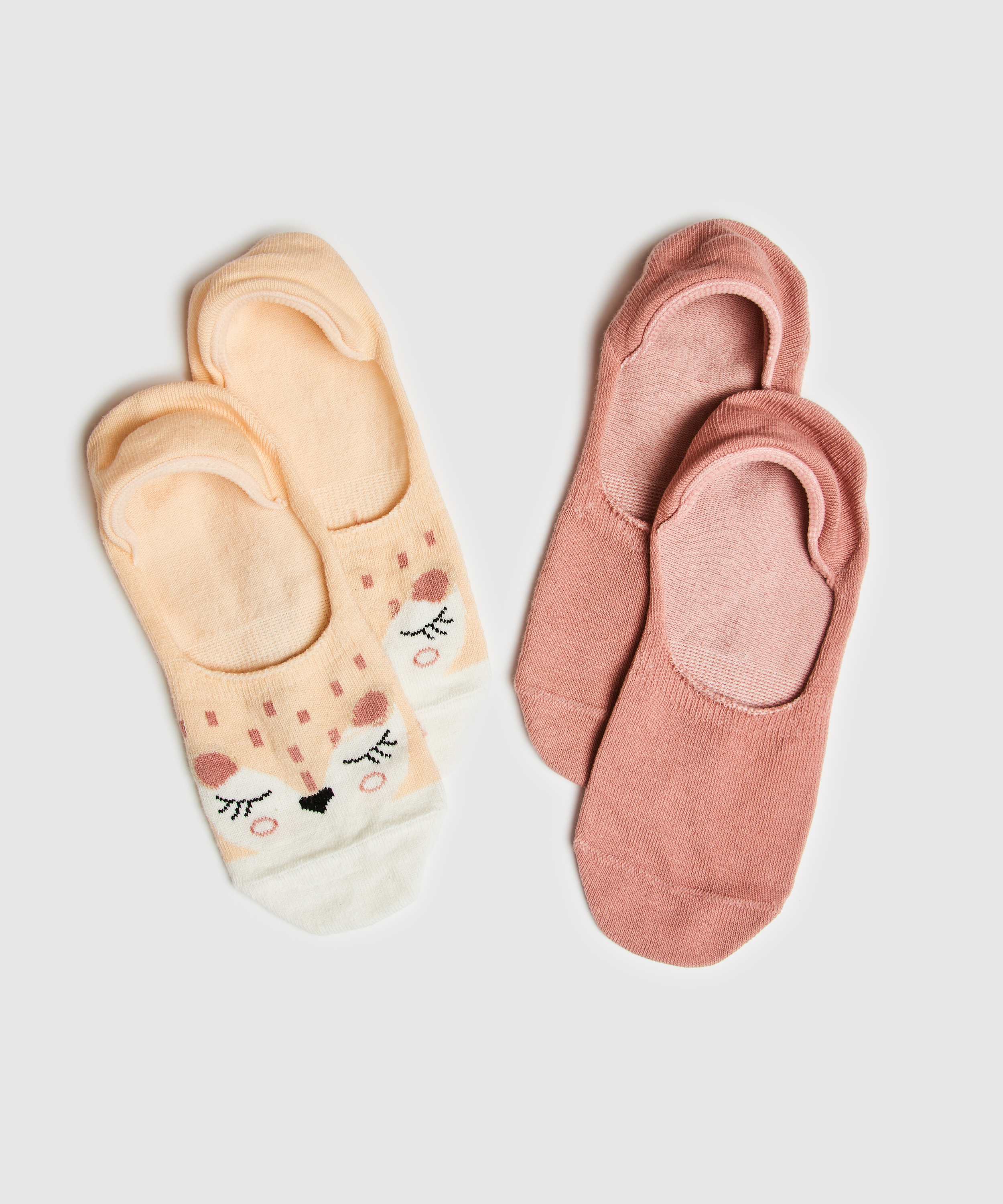 2 Pairs Footsies, Black, main