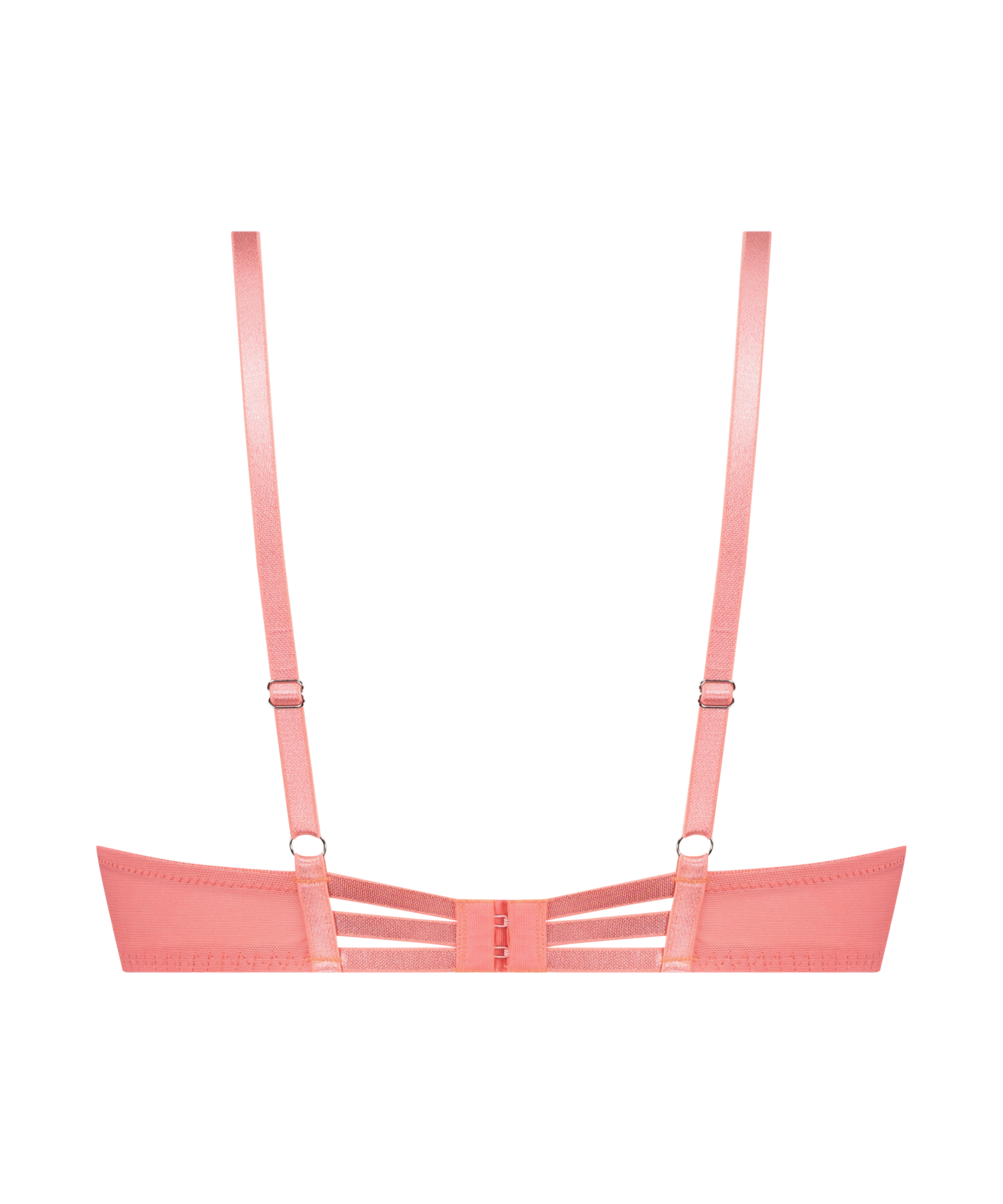 Arabella padded push-up underwired bra, Pink, main