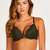 Cardi Padded Push-up Underwired Bra, Green