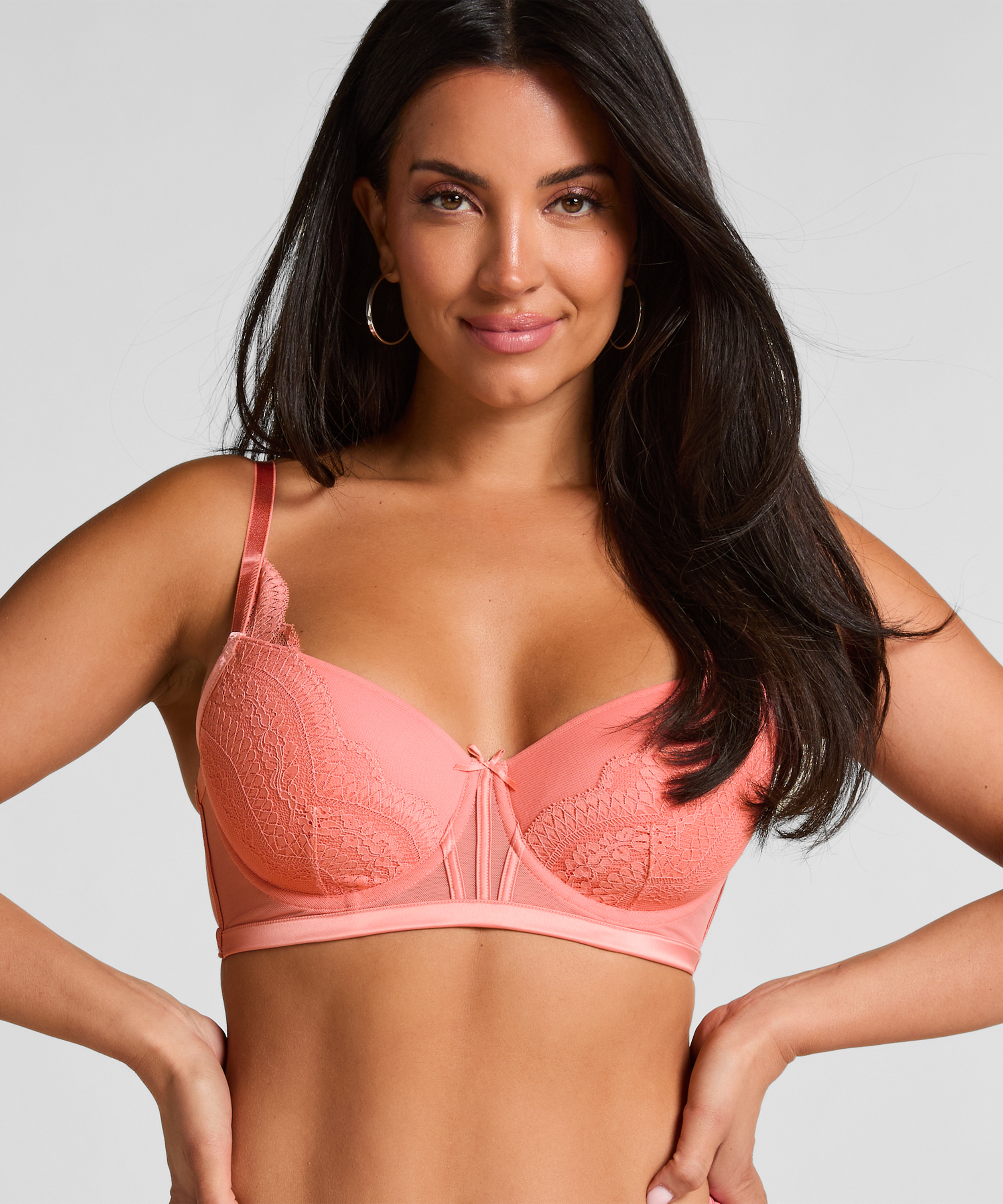 Robijn Underwired Push-Up Bra, Orange, main
