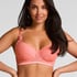 Robijn Underwired Push-Up Bra, Orange