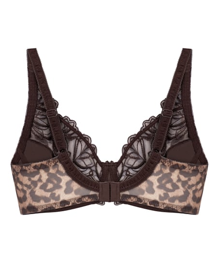 Diva Non-Padded Underwired Bra, Brown