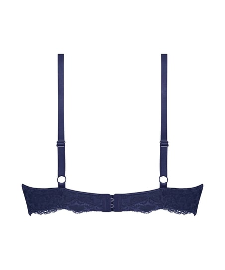 Marine Padded Underwired Bra, Blue