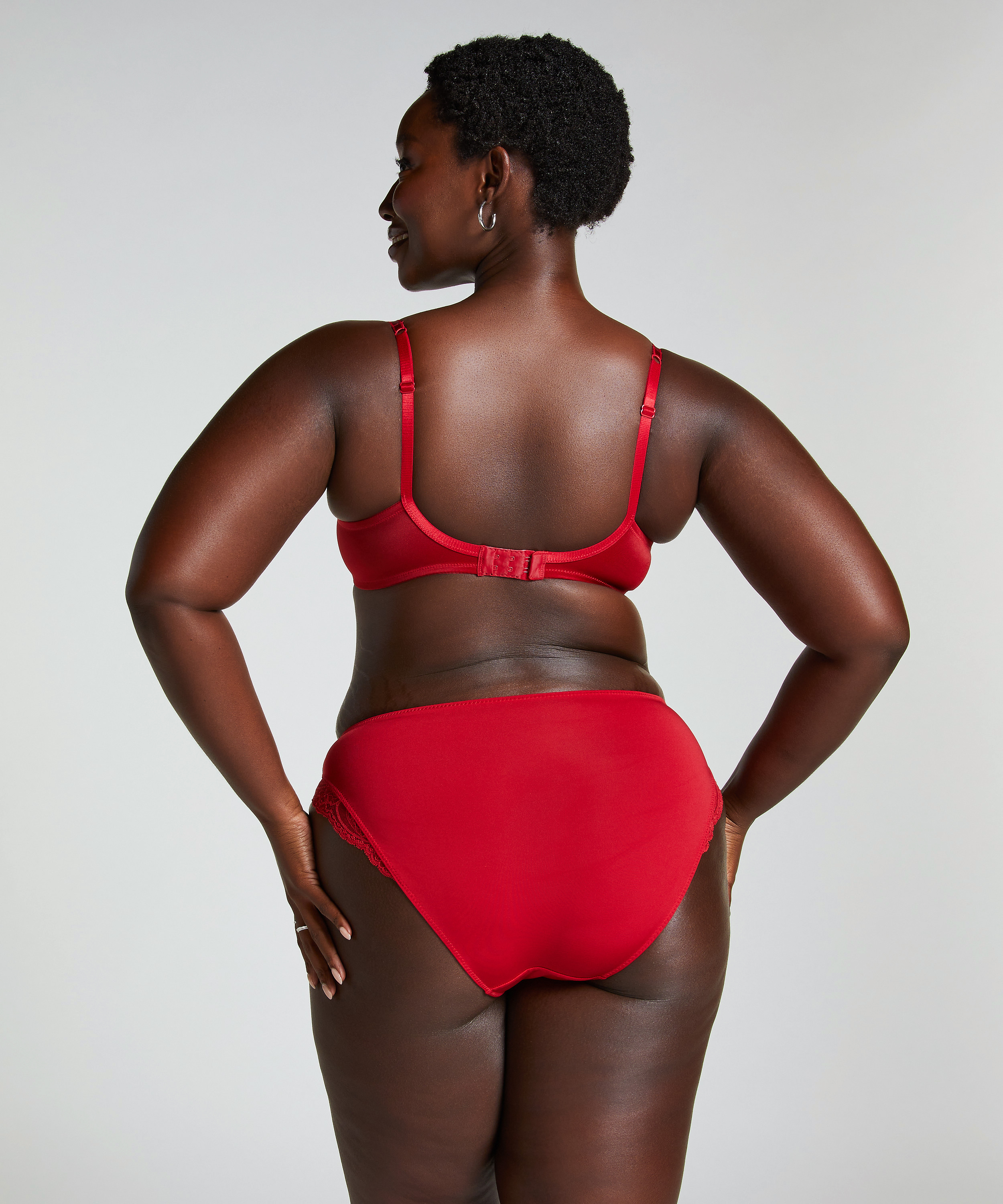 Sophie high knickers, Red, main
