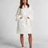 Waffle Bathrobe, White