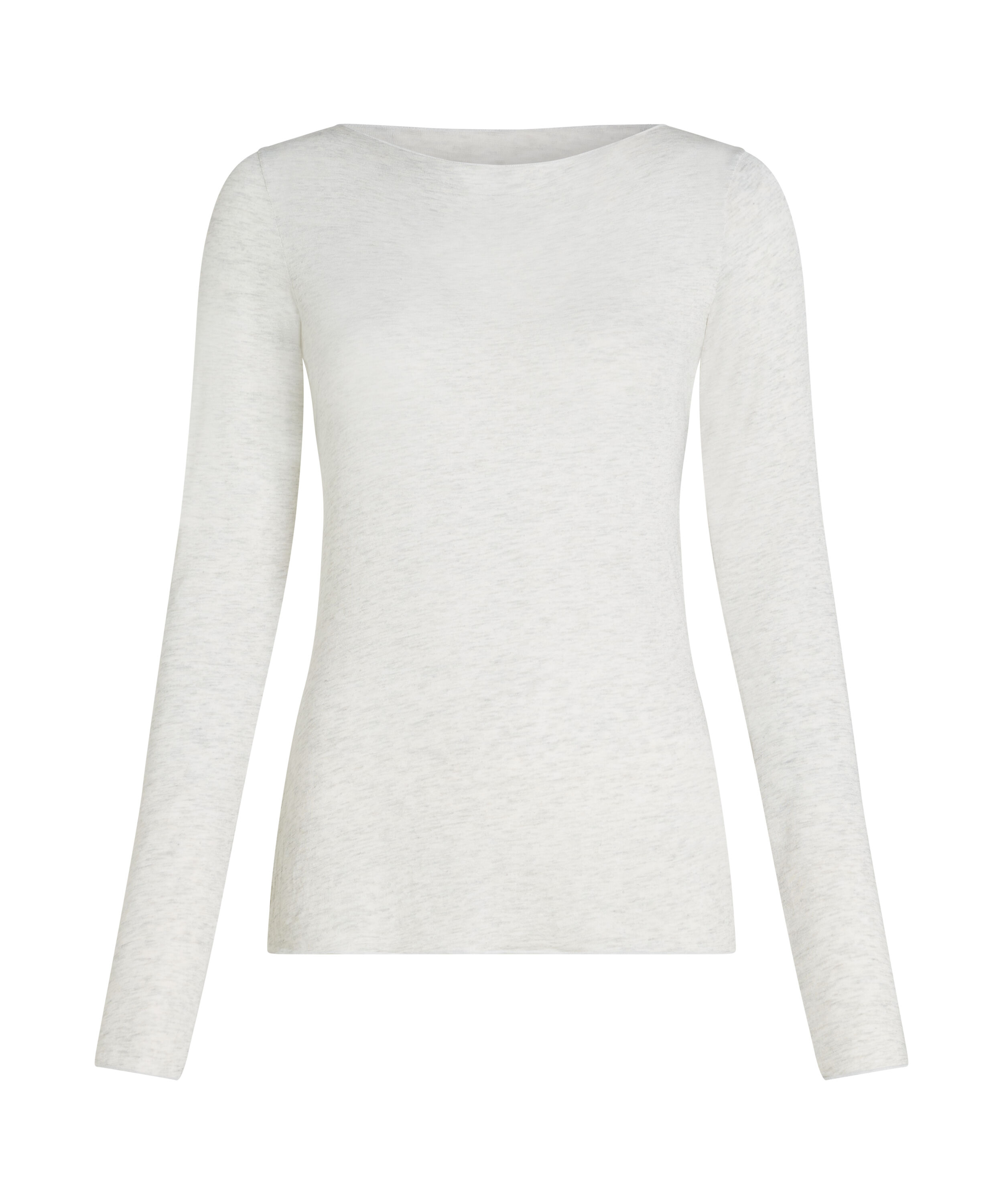 super soft Boatneck shirt with Cashmere, Grey