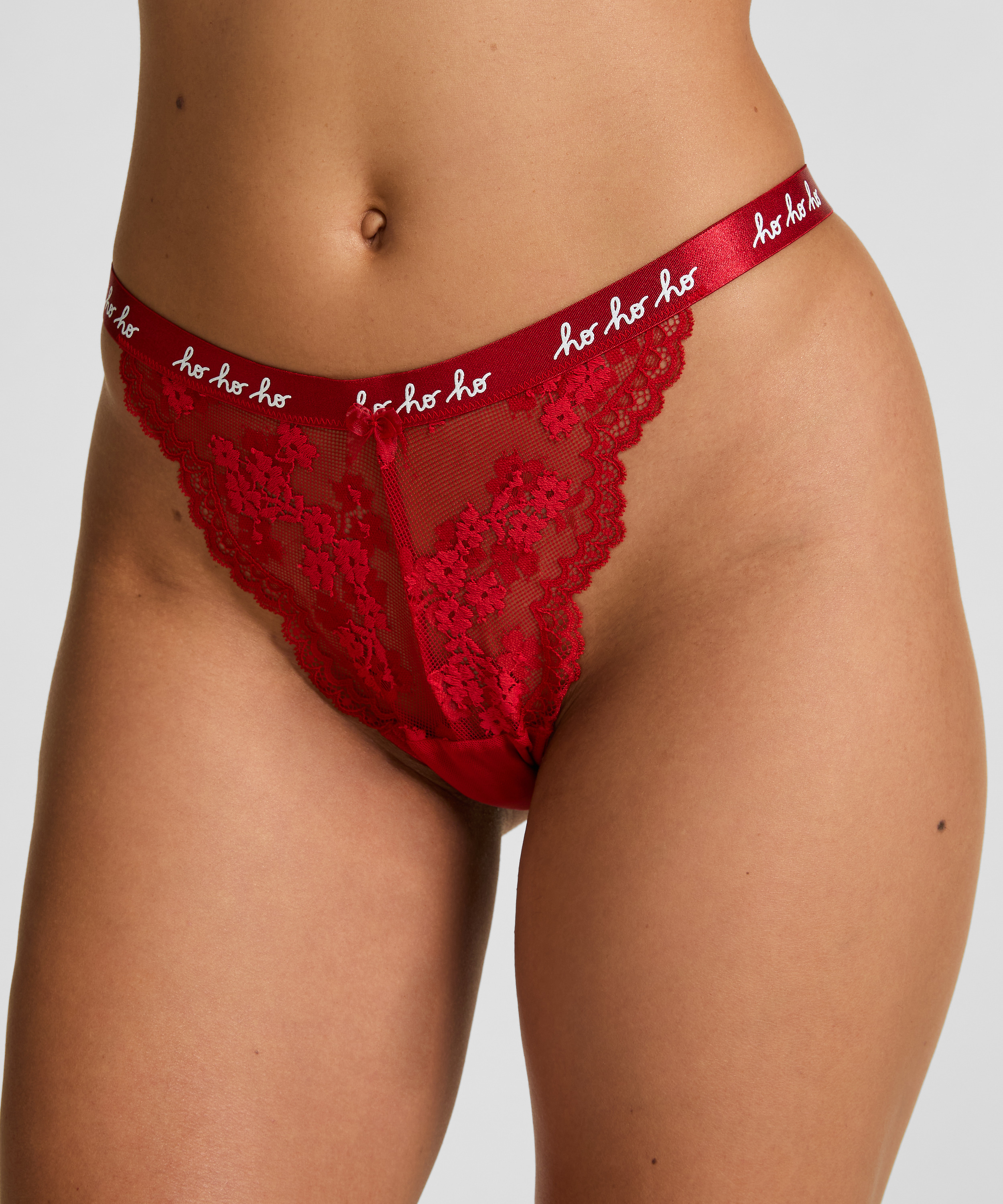 Christmas Thong Giftset, Red, main