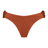 High-cut bikini bottoms Sahara, Brown