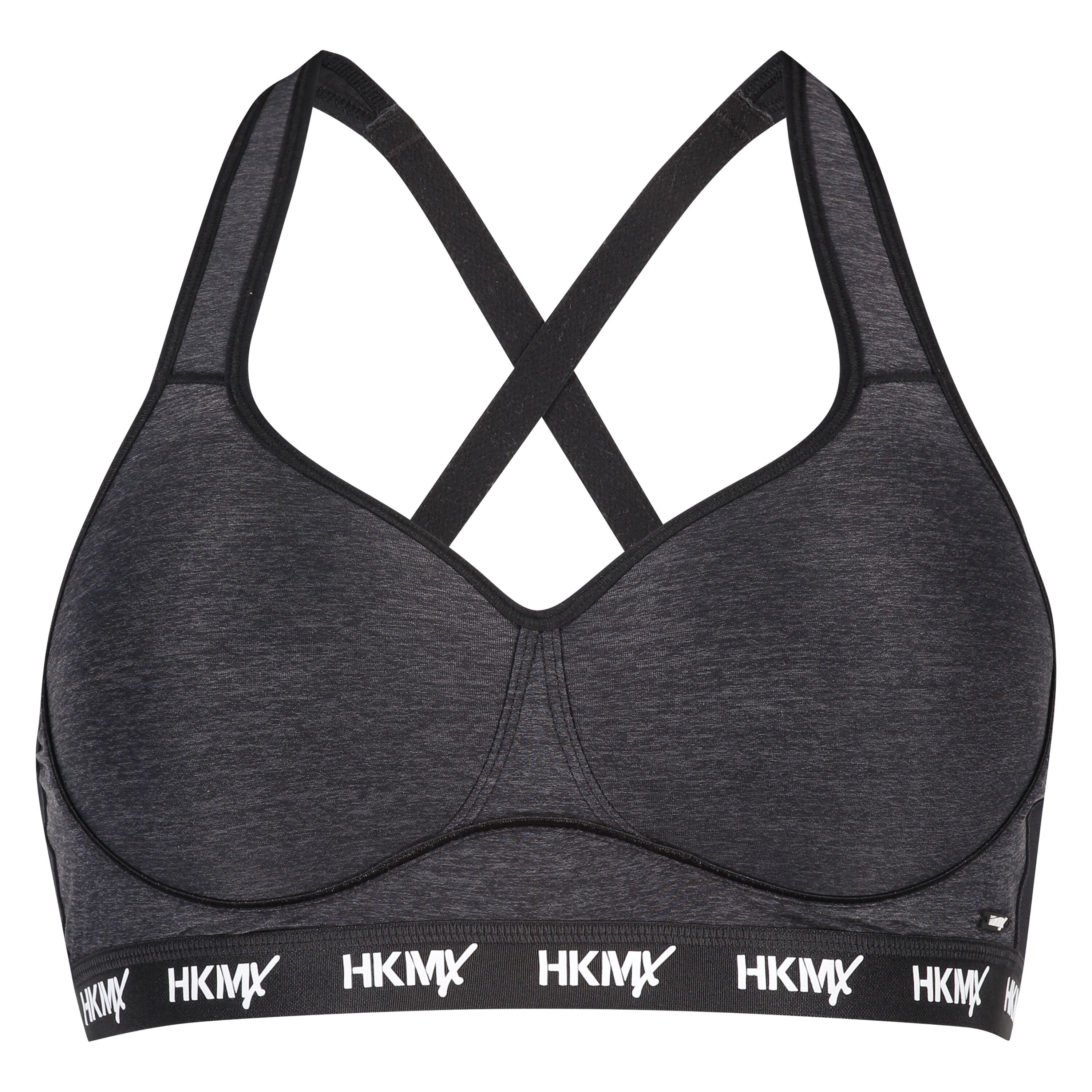 HKMX Sports bra The All Star Level 2, Grey