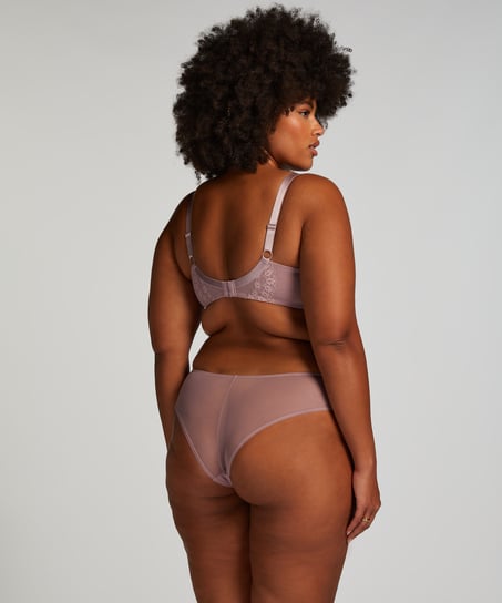 Daisy Non-Padded Underwired Bra, Purple