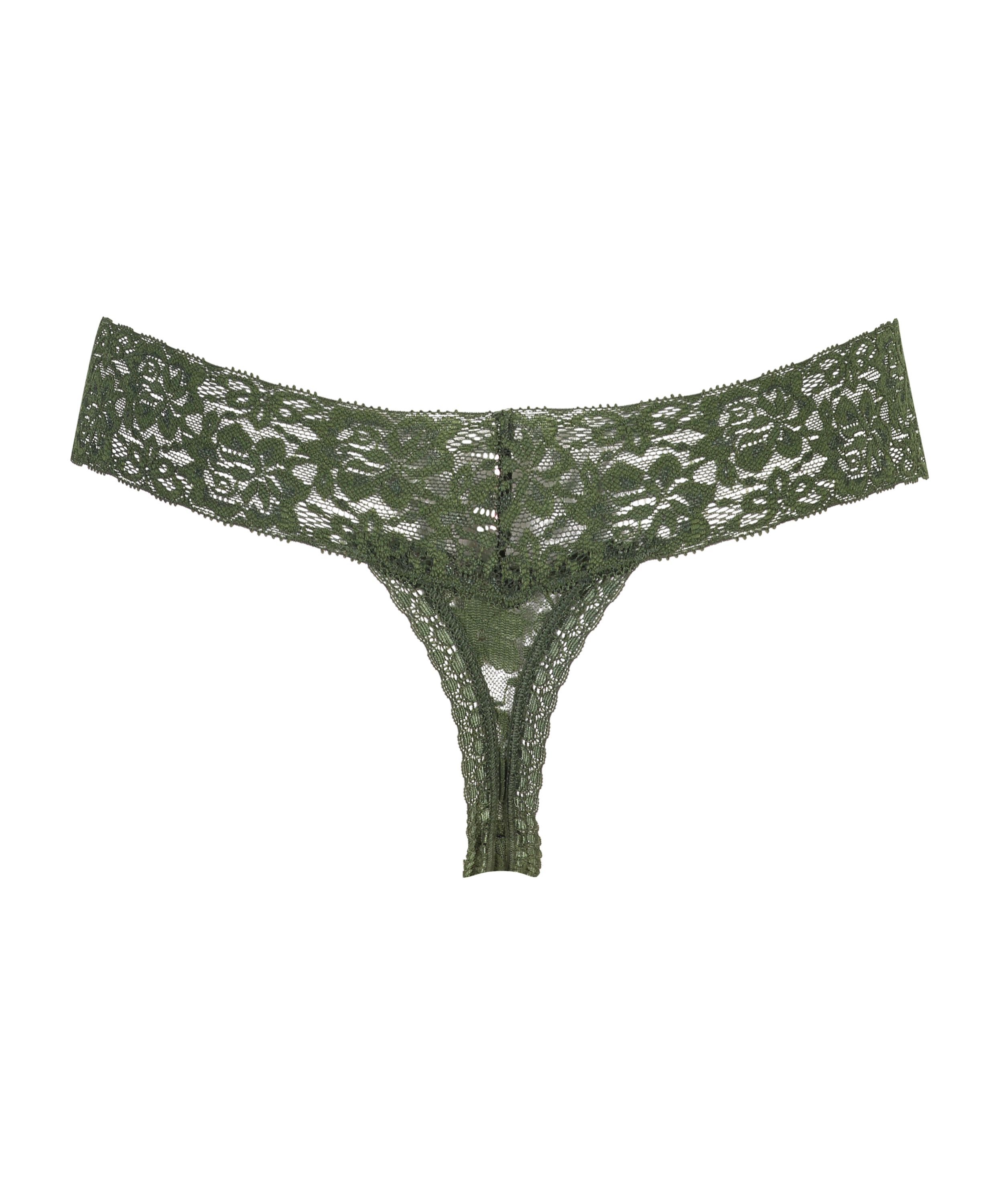 Extra Low V-Thong, Green, main