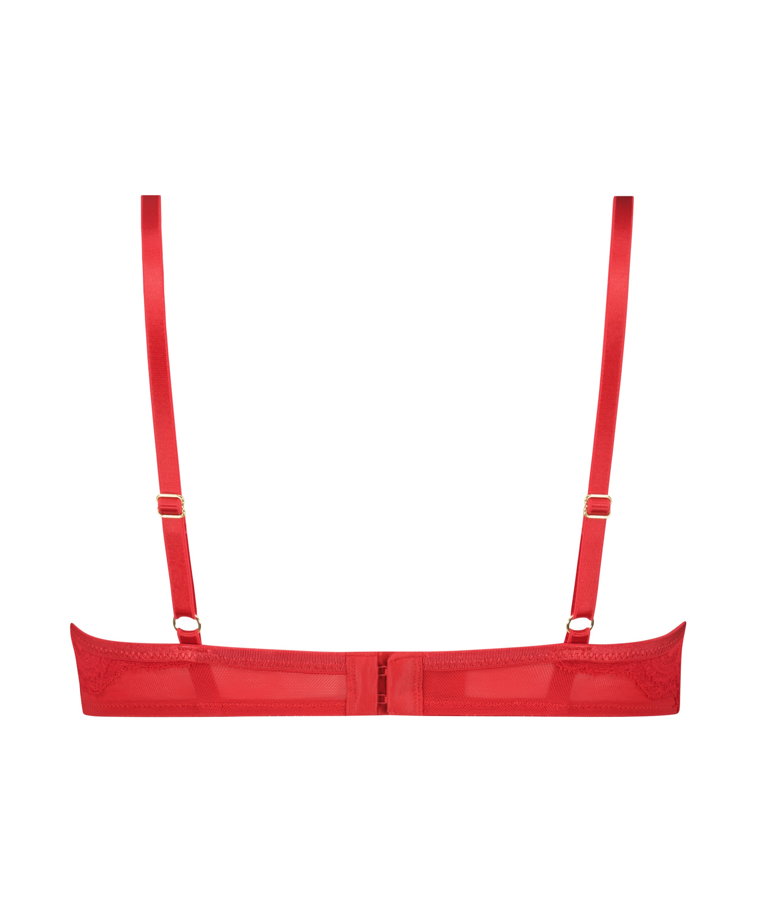 Sierra padded underwired bra, Red, main