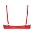 Sierra padded underwired bra, Red