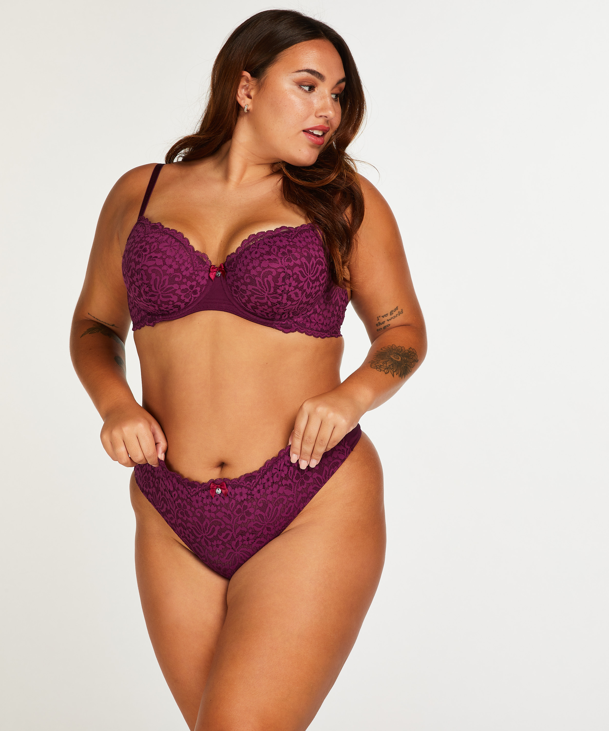 Rose Thong, Purple, main