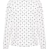 Pyjama Top Loose Pointelle, White