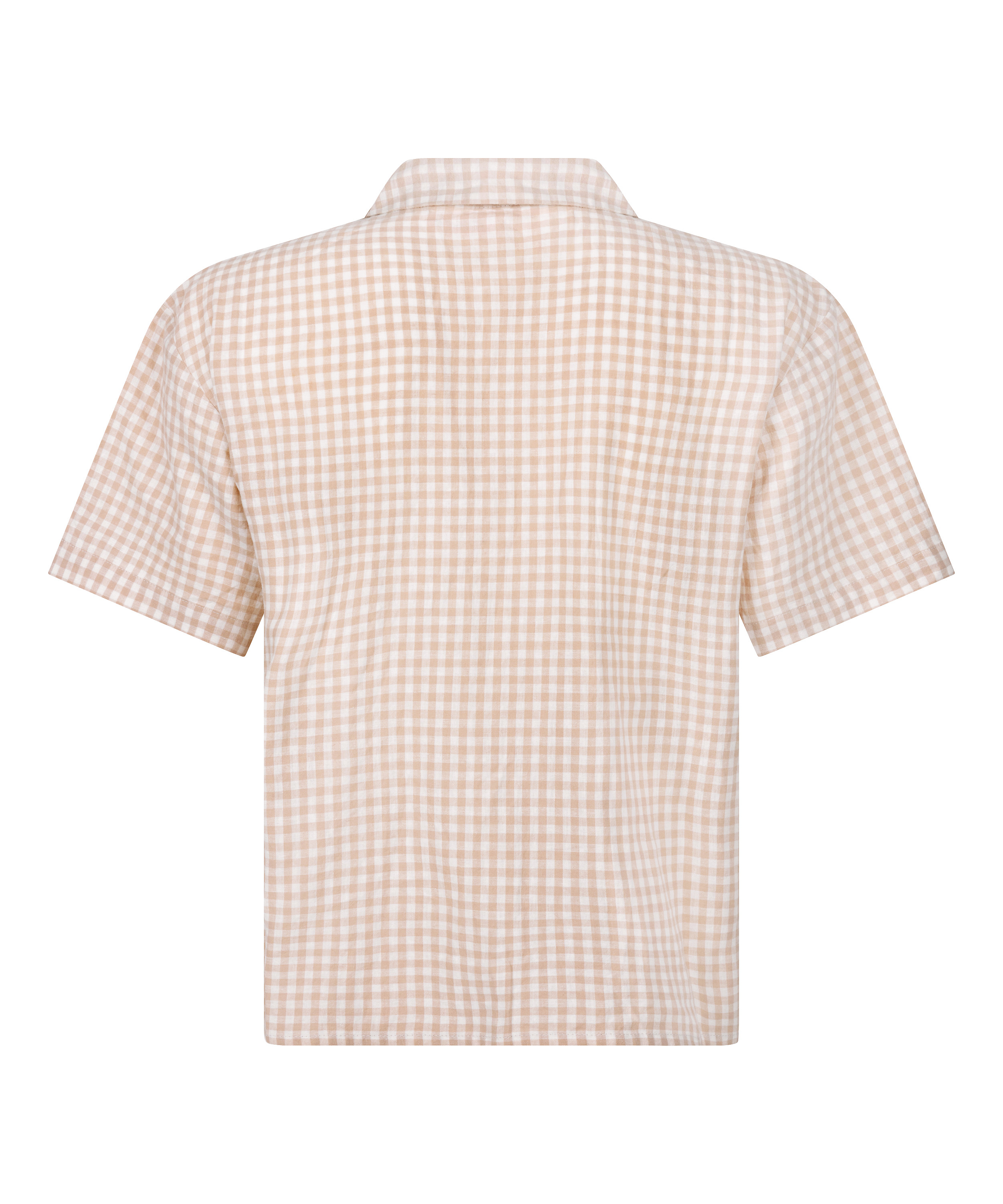 Jacket Linen Check, Beige, main