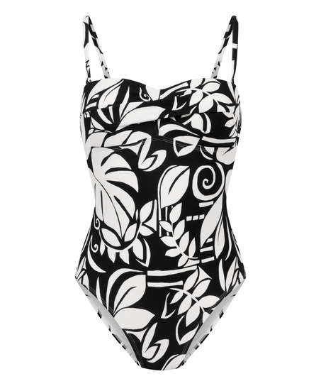 Mauritius Bandeau Bathingsuit, Black