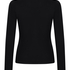 Longsleeved Shirt from Soft Cotton, Black