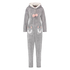 Novelty Fleece Onesie, Grey