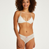 V-shape Mesh Brazilian, White