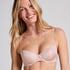 Transparent Back Padded Underwired Bra, Beige