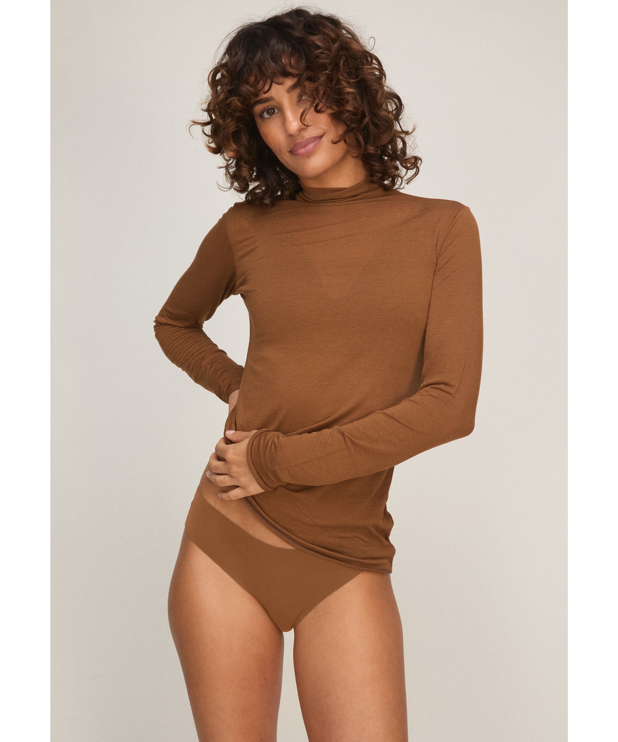super soft Turtleneck shirt with Cashmere