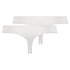 2 Cotton Thongs Kim, White